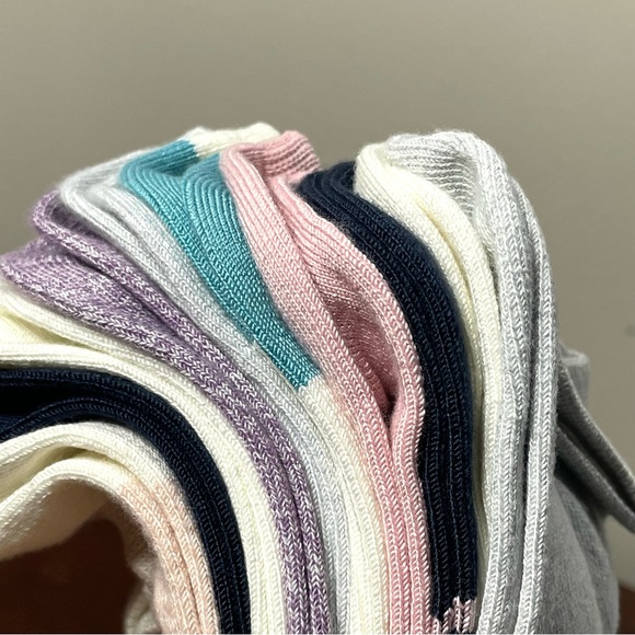 Lucky Brand Women's Super Soft No Show Socks 10 Pairs Size 4-10 Multi Colors New - Picture 16 of 16